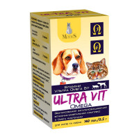 Вітамінно-мінеральний комплекс Modes Ultra Vit Omega з Омега кислотами, для собак та котів, 140 табл Вітамінно-мінеральний комплекс Modes Ultra Vit Omega з Омега кислотами, для собак та котів, 140 табл