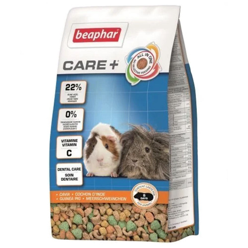 Повнораціонний корм Beaphar Care+ Guinea Pig для морських свинок, екструдований, 1.5 кг