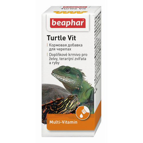 Кормова добавка Beaphar Turtle Vit для черепах, риб та ящірок, 20 мл