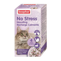 Сменный флакон Beaphar No Stress антистресс для кошек, для диффузора, 30 мл Сменный флакон Beaphar No Stress антистресс для кошек, для диффузора, 30 мл