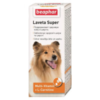 Мультивітамінна добавка Beaphar Laveta Super для шерсті собак, 50 мл Мультивітамінна добавка Beaphar Laveta Super для шерсті собак, 50 мл