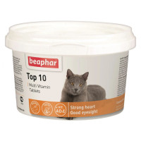 Мультивітамінний комплекс Beaphar Top 10 Multi Vitamin Tabs for Cat для котів, 180 табл Мультивітамінний комплекс Beaphar Top 10 Multi Vitamin Tabs for Cat для котів, 180 табл