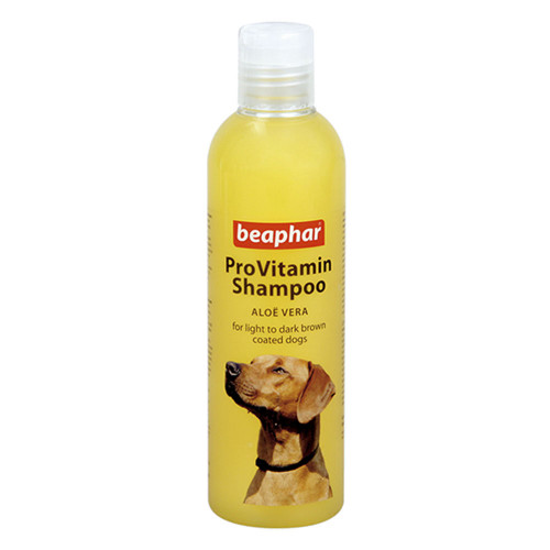 Шампунь Beaphar ProVitamin Shampoo Yellow з екстрактом алое вера для собак рудого або коричневого забарвлення, 250 мл