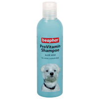 Шампунь Beaphar ProVitamin Shampoo White с экстрактом алоэ вера для собак светлой и белой окраски, 250 мл Шампунь Beaphar ProVitamin Shampoo White с экстрактом алоэ вера для собак светлой и белой окраски, 250 мл