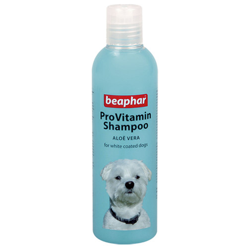 Шампунь Beaphar ProVitamin Shampoo White з екстрактом алое вера для собак світлого і білого забарвлення, 250 мл