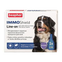 Краплі Beaphar IMMO Shield Line-on краплі від бліх, кліщів та комарів для собак вагою від 30 кг, ціна за 1 піпетку Краплі Beaphar IMMO Shield Line-on краплі від бліх, кліщів та комарів для собак вагою від 30 кг, ціна за 1 піпетку