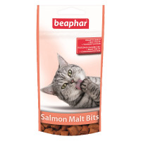 Лакомство Beaphar Salmon Malt Bits для кошек, подушечки с мальт-пастой, со вкусом лосося, 35 г Лакомство Beaphar Salmon Malt Bits для кошек, подушечки с мальт-пастой, со вкусом лосося, 35 г