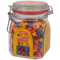 Витаминизированное лакомство Beaphar Sweet Нearts для кошек, разноцветные сердечки, 1500 шт Витаминизированное лакомство Beaphar Sweet Нearts для кошек, разноцветные сердечки, 1500 шт