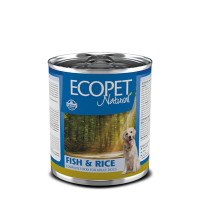 Влажный корм Farmina Ecopet Natural Dog Fish&Rice для собак, с сельдью, 300 г Влажный корм Farmina Ecopet Natural Dog Fish&Rice для собак, с сельдью, 300 г