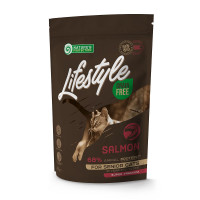 Беззерновой сухой корм Natures Protection Lifestyle Senior Cat Salmon для пожилых кошек, с лососем, 400 г Беззерновой сухой корм Natures Protection Lifestyle Senior Cat Salmon для пожилых кошек, с лососем, 400 г