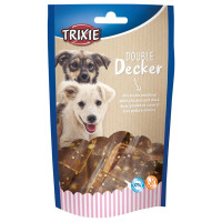 Лакомство Trixie Double Decker для собак, с курицей и уткой, 100 г Лакомство Trixie Double Decker для собак, с курицей и уткой, 100 г