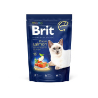 Сухий корм Brit Premium by Nature Cat Adult для дорослих котів, з лососем, 1.5 кг Сухий корм Brit Premium by Nature Cat Adult для дорослих котів, з лососем, 1.5 кг