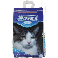 Бентонітовий наповнювач Мурка для котячого туалету, синя, середній (1.5-2.5 мм), 5 кг Бентонітовий наповнювач Мурка для котячого туалету, синя, середній (1.5-2.5 мм), 5 кг