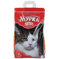 Бентонітовий наповнювач Мурка для котячого туалету, червона, великий (2.5-5.0 мм), 5 кг Бентонітовий наповнювач Мурка для котячого туалету, червона, великий (2.5-5.0 мм), 5 кг
