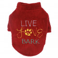 Батник Paw Star Plush для собак, розмір M, бургундія
