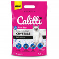Силікагелевий наповнювач Calitti Crystals для котячого туалету, гірська свіжість, 3.8 л