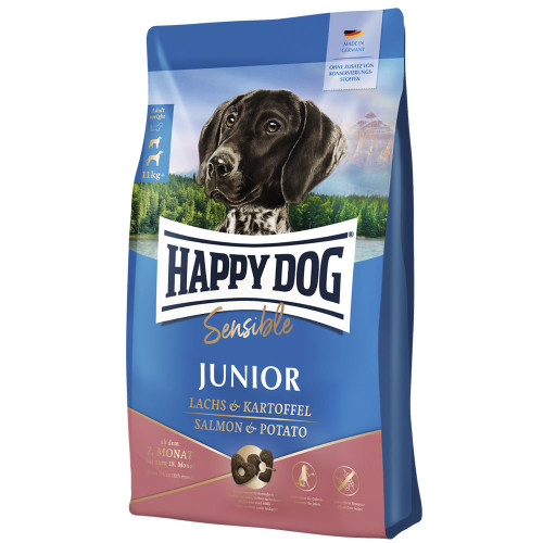 Сухий корм Happy Dog Sens Junior Lachs для собак від 7 до 18 місяців, з лососем, 1 кг