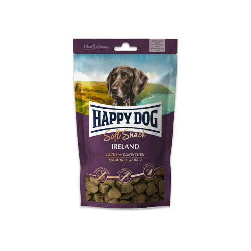 М'які ласощі Happy Dog SoftSnack Ireland для дорослих собак, з лососем та кроликом, 100 г