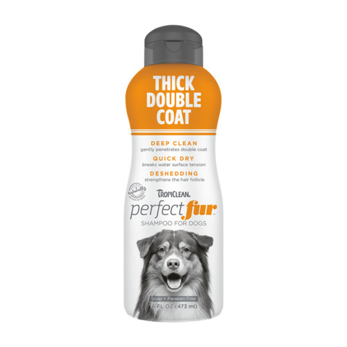 Шампунь TropiClean PerfectFur для собак с густой шерстью, с ароматом цитрусов, 473 мл