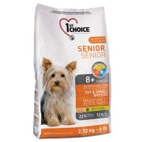 Сухой корм 1st Choice Senior Toy&Small Breeds для пожилых собак мини и малых пород, с курицей, 2 кг Сухой корм 1st Choice Senior Toy&Small Breeds для пожилых собак мини и малых пород, с курицей, 2 кг