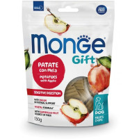 Ласощі Monge Gift Dog Fruit Chips Sensitive digestion для собак, картопля з яблуком, 150 г Ласощі Monge Gift Dog Fruit Chips Sensitive digestion для собак, картопля з яблуком, 150 г