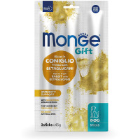Лакомство Monge Gift Dog Immunity support для собак, поддержка иммунитета, кролик с нуклеотидами, 45 г Лакомство Monge Gift Dog Immunity support для собак, поддержка иммунитета, кролик с нуклеотидами, 45 г