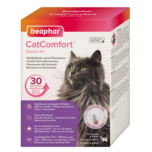 Заспокійливий дифузор Beaphar CatComfort для котів, з феромонами, 48 мл