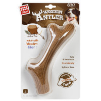 Іграшка GiGwi Wooden Antler Ріг жувальний для собак, розмір L, коричневий Іграшка GiGwi Wooden Antler Ріг жувальний для собак, розмір L, коричневий
