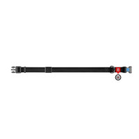 Ошейник водостойкий WAUDOG Waterproof для собак, светящийся, пластик, S, 15 мм/23-35 см, черный Ошейник водостойкий WAUDOG Waterproof для собак, светящийся, пластик, S, 15 мм/23-35 см, черный