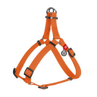 Шлея водостійка WAUDOG Waterproof для собак, метал, XS, 15 мм/40-55 см, помаранчевий Шлея водостійка WAUDOG Waterproof для собак, метал, XS, 15 мм/40-55 см, помаранчевий