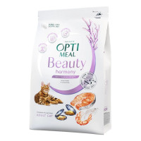 Сухой корм Optimeal Beauty Harmony для кошек, с успокаивающим эффектом, на основе морепродуктов, 4 кг Сухой корм Optimeal Beauty Harmony для кошек, с успокаивающим эффектом, на основе морепродуктов, 4 кг