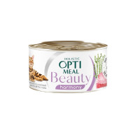 Консерви Optimeal Beauty Harmony для котів, тунець в желе з водоростями, 70 г Консерви Optimeal Beauty Harmony для котів, тунець в желе з водоростями, 70 г