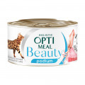 Консервы Optimeal Beauty Podium для кошек, тунец в соусе с кольцами кальмара, 70 г