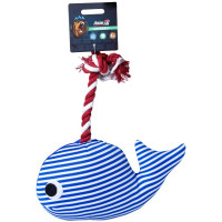 Мягкая игрушка AnimAll GrizZzly Кит, для собак, с пищалкой, 23×25×8 см Мягкая игрушка AnimAll GrizZzly Кит, для собак, с пищалкой, 23×25×8 см