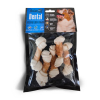 Кость AnimAll Dental баварская узловая, для собак, с мясом курицы, 8-10 см, 5 штук Кость AnimAll Dental баварская узловая, для собак, с мясом курицы, 8-10 см, 5 штук