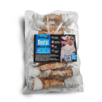 Кость AnimAll Dental баварская узловая, для собак, с мясом курицы, 17-19 см, 10 штук Кость AnimAll Dental баварская узловая, для собак, с мясом курицы, 17-19 см, 10 штук
