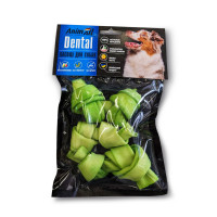 Кістка AnimAll Dental мюнхенська вузлова, для собак, зі спіруліною, 8-9 см, 3 штуки Кістка AnimAll Dental мюнхенська вузлова, для собак, зі спіруліною, 8-9 см, 3 штуки