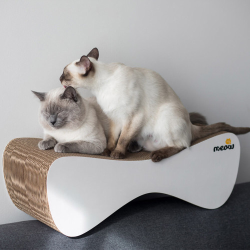 Кігтеточка-лежанка Say Meow Сloud для котів, гофрокартон, 61×21×24 см