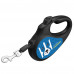 Повідець-рулетка Waudog R-leash для собак, малюнок "Патрон", розмір L, до 50 кг, 5 м, світловідбиваюча стрічка