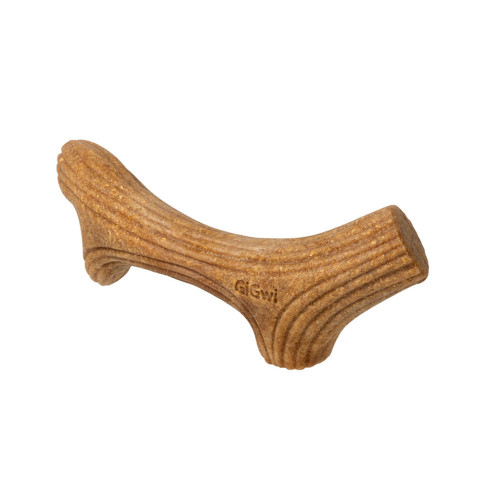 Іграшка GiGwi Wooden Antler Ріг жувальний для собак, розмір XS, коричневий