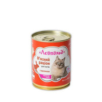 Влажный корм Леопольд мясной рацион для кошек, с кроликом, 360 г Влажный корм Леопольд мясной рацион для кошек, с кроликом, 360 г