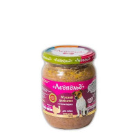 Консервы Леопольд Мясные деликатесы для собак, с мясом индюка, 500 г Консервы Леопольд Мясные деликатесы для собак, с мясом индюка, 500 г