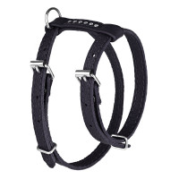 Шлея для собак, з м'якої шкіри, зі стразами, 1.2 см/23-30 см/27-34 см Шлея для собак, з м'якої шкіри, зі стразами, 1.2 см/23-30 см/27-34 см