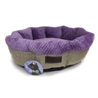 Лежанка AnimAll Mary S Lavander для собак, лавандовая, 50×50×15 см Лежанка AnimAll Mary S Lavander для собак, лавандовая, 50×50×15 см