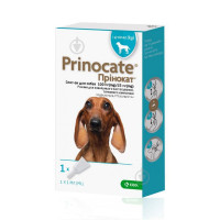 Капли от блох и паразитов KRKA Prinocate для собак весом 4-10 кг, 1 мл, цена за 1 пипетку Капли от блох и паразитов KRKA Prinocate для собак весом 4-10 кг, 1 мл, цена за 1 пипетку
