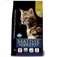Сухой корм Farmina MATISSE SALMON & TUNA для кошек, с лососем и тунцом, 400 г Сухой корм Farmina MATISSE SALMON & TUNA для кошек, с лососем и тунцом, 400 г