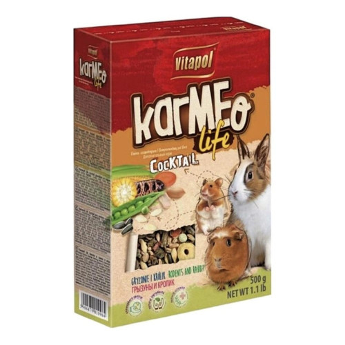 Корм Vitapol Коктейль Karmeo Life для грызунов и кроликов,  500 г