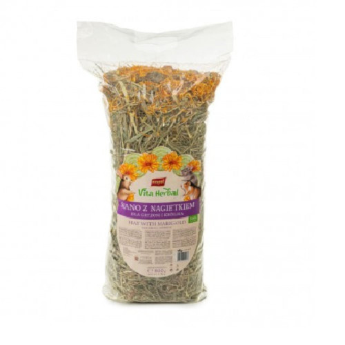 Сено Vitapol Vita Herbal для грызунов, с календулой, 800 г
