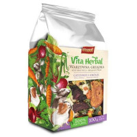 Корм Vitapol Vita Herbal для грызунов, овощная грядка, 100 г Корм Vitapol Vita Herbal для грызунов, овощная грядка, 100 г
