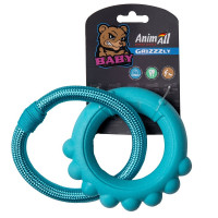 Игрушка AnimAll GrizZzly Baby, осьминог с канатом, мятная, 13.5×12.8×2.6 см Игрушка AnimAll GrizZzly Baby, осьминог с канатом, мятная, 13.5×12.8×2.6 см